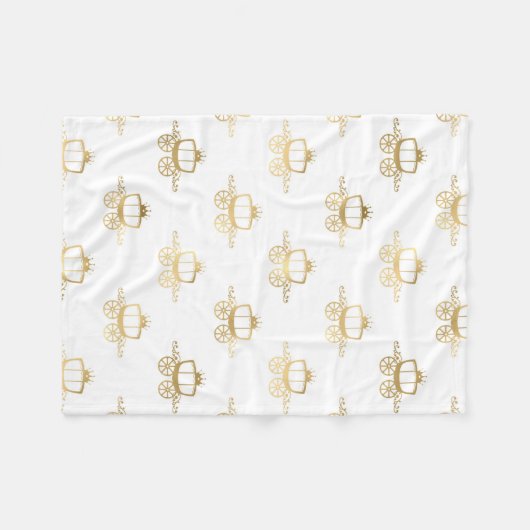 Golden Coaches Cinderella Princess Royal Magic Fleece Deken (Voorkant (Horizontaal))