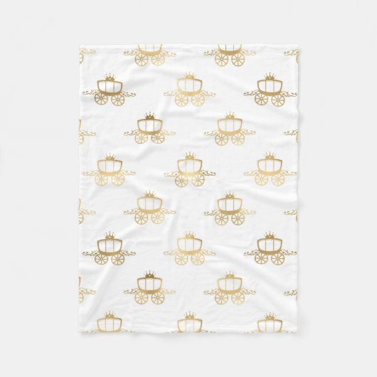 Golden Coaches Cinderella Princess Royal Magic Fleece Deken (Voorkant)