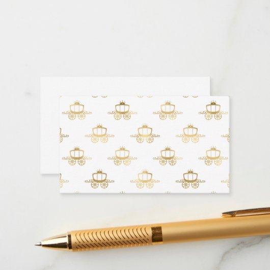 Golden Coaches Cinderella Princess Royal Magic Informatiekaartje (Voorkant / Achterkant in situ)