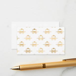 Golden Coaches Cinderella Princess Royal Magic Informatiekaartje