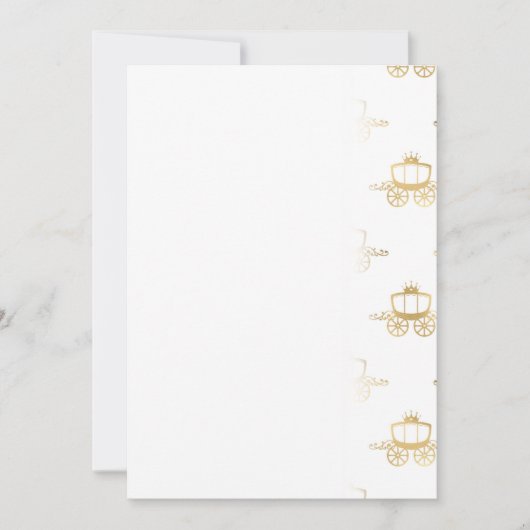 Golden Coaches Cinderella Princess Royal Magic Save The Date (Voorkant)