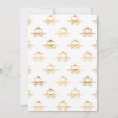 Golden Coaches Cinderella Princess Royal Magic Save The Date (Achterkant)