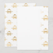 Golden Coaches Cinderella Princess Royal Magic Save The Date (Voorkant / Achterkant)