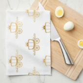 Golden Coaches Cinderella Princess Royal Magic Theedoek (Quarter Fold)