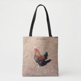 Golden Cockerel Rooster all over bag Tote Bag