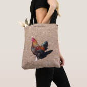 Golden Cockerel Rooster all over bag Tote Bag (Dichtbij)