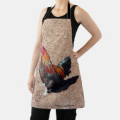 Golden Cockerel Rooster apron Schort (Insitu)
