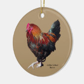 Golden Cockerel Rooster cutout ornament (Links)