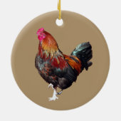 Golden Cockerel Rooster cutout ornament (Achterkant)
