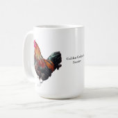 Golden Cockerel Rooster mug Koffiemok (Voorkant links)