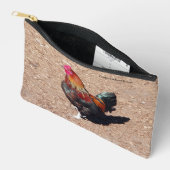 Golden Cockerel Rooster zipper bag Etui (Open)