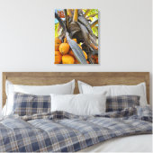 Golden Coconuts Canvas Afdruk (Insitu (Slaapkamer))