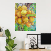 Golden Coconuts Poster (Thuiskantoor)