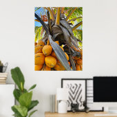 Golden Coconuts Poster (Thuiskantoor)