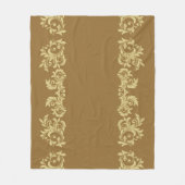 Golden Coffee Fleece Deken (Voorkant)