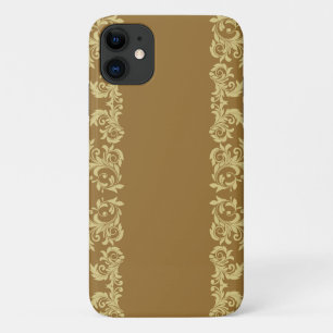 Golden Coffee Swirls Hoesje-Mate iPhone Case