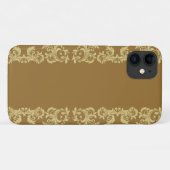 Golden Coffee Swirls Hoesje-Mate iPhone Case (Achterkant (horizontaal))