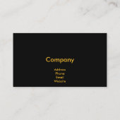 Golden Coin Visitekaartje (Achterkant)