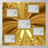 Golden Collage 1002 Poster (Voorkant)