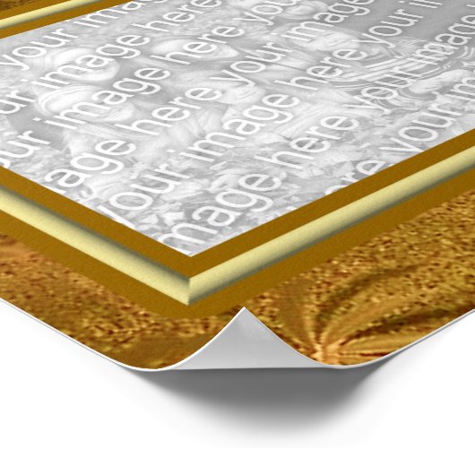 Golden Collage 1002 Poster (Hoek)