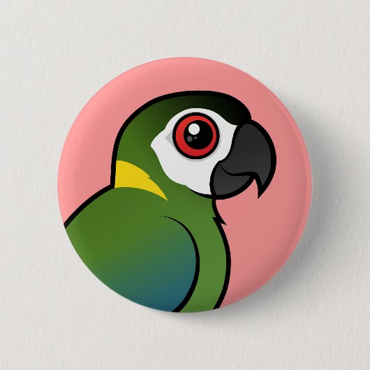 Golden-collared Macaw Ronde Button 5,7 Cm (Voorkant)