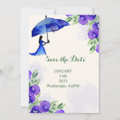 Golden Color Simple bruiloft Kaart (Achterkant)