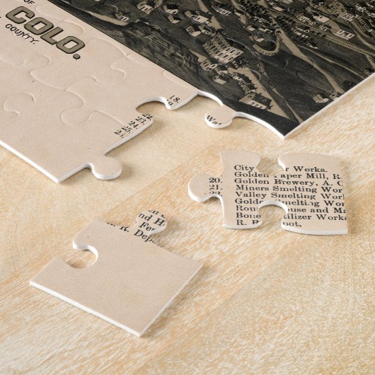 Golden Colorado 1882 Legpuzzel (Zijkant)