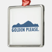 Golden Colorado Alsjeblieft Metalen Ornament (Links)