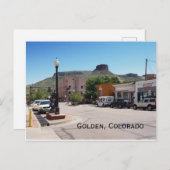 Golden Colorado Briefkaart (Voorkant / Achterkant)