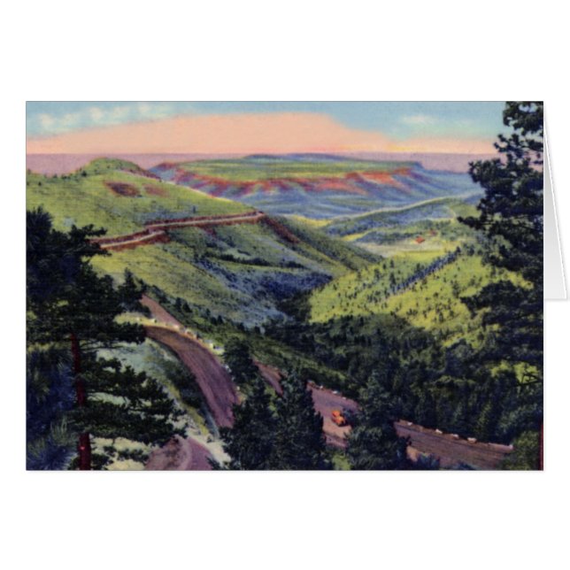 Golden Colorado Lookout Mt uit Buffalo Bill's Gra (Voorkant Horizontaal)