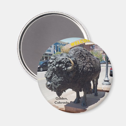 Golden Colorado Magneet (Voorkant / Achterkant)