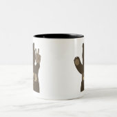 Golden Colorado Peace Bear Tweekleurige Koffiemok (Center)