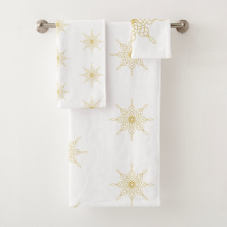 Golden Compass Star Bad Handdoek