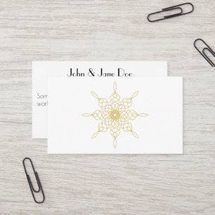 Golden Compass Star Visitekaartje