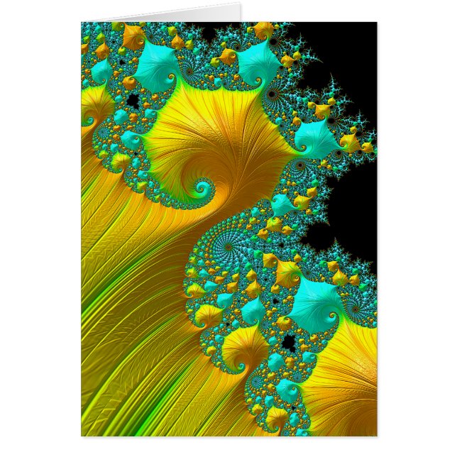 Golden Cone Wenskaart Design (Voorkant)