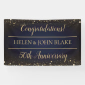 Golden Confetti 50e Jubileum banner (Horizontaal)