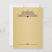 Golden confetti 80th Birthday Party Invitation Kaart (Achterkant)