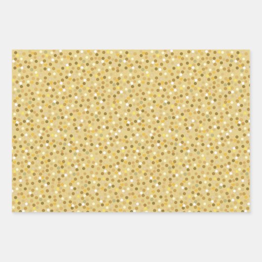 Golden Confetti, kerstmis, Nutcracker Inpakpapier Vel (Voorkant)