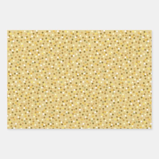 Golden Confetti, kerstmis, Nutcracker Inpakpapier Vel (Voorkant)