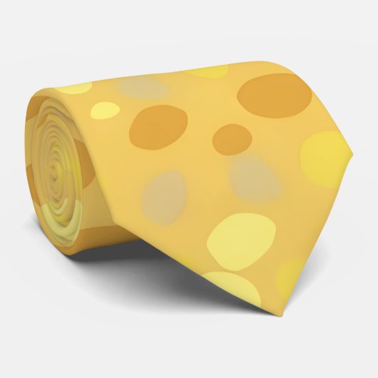 Golden Confetti Stippen Stropdas (Opgerold)