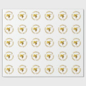 Golden Confirmation en Heilige Geest Cadeaupapier (Vlak)