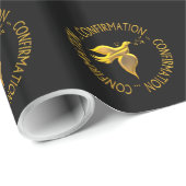 Golden Confirmation en Heilige Geest Cadeaupapier (Rol Hoek)