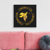 Golden Confirmation en Heilige Geest Canvas Afdruk (Insitu (Woonkamer))