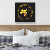 Golden Confirmation en Heilige Geest Canvas Afdruk (Insitu (Slaapkamer))