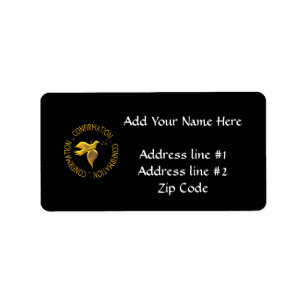 Golden Confirmation en Heilige Geest Etiket