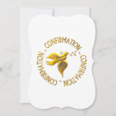 Golden Confirmation en Heilige Geest Kaart (Voorkant)
