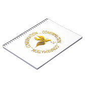 Golden Confirmation en Heilige Geest Notitieboek (Linkerzijde)