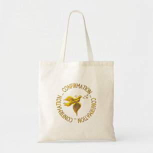 Golden Confirmation en Heilige Geest Tote Bag