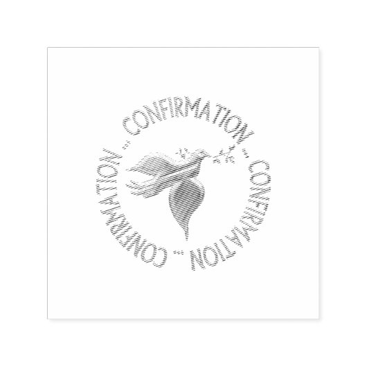 GOLDEN CONFIRMATION & HOLY SPIRIT  ZELFINKTENDE STEMPEL (Design)