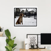 Golden-Conservatory-Central Park 3D Lijst Poster (Thuiskantoor)